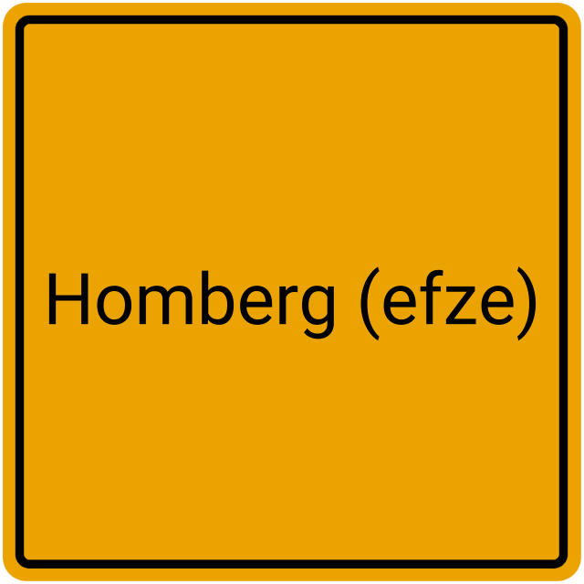 Meldebestätigung Homberg (Efze)